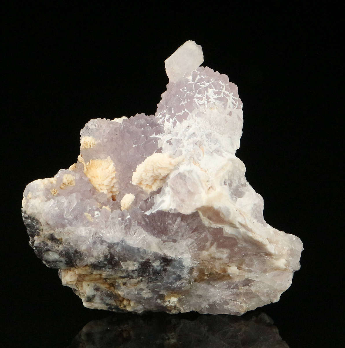 Amethyst Quartz Drusy Cluster,"N'Chwaning III Mine, Kalahari Manganese Field, Northern Cape, South A