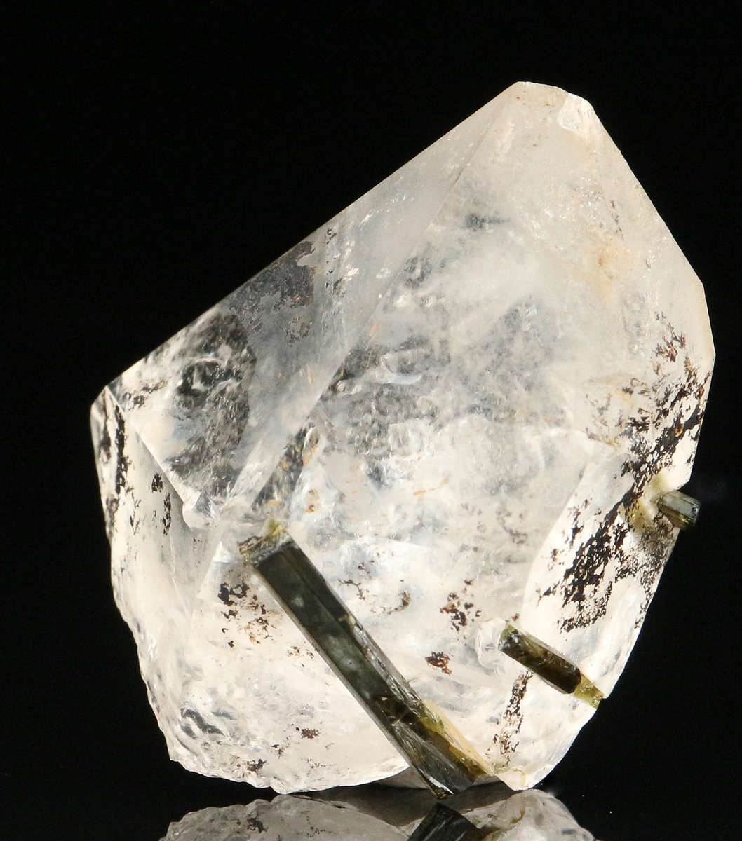 Tourmaline on Quartz, Erongo Mnt Region, Namibia