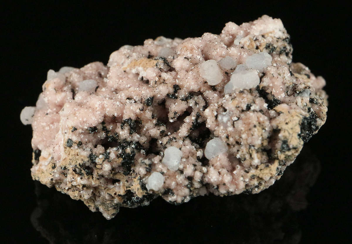 Manganoan Calcite, Manganite & Rhodochrosite,"N'Chwaning II Mine, Kalahari Manganese Field, Northern