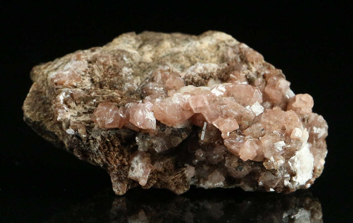 Rhodochrosite, "N'Chwaning II Mine, Kalahari Manganese Field, Northern Cape, South Africa "