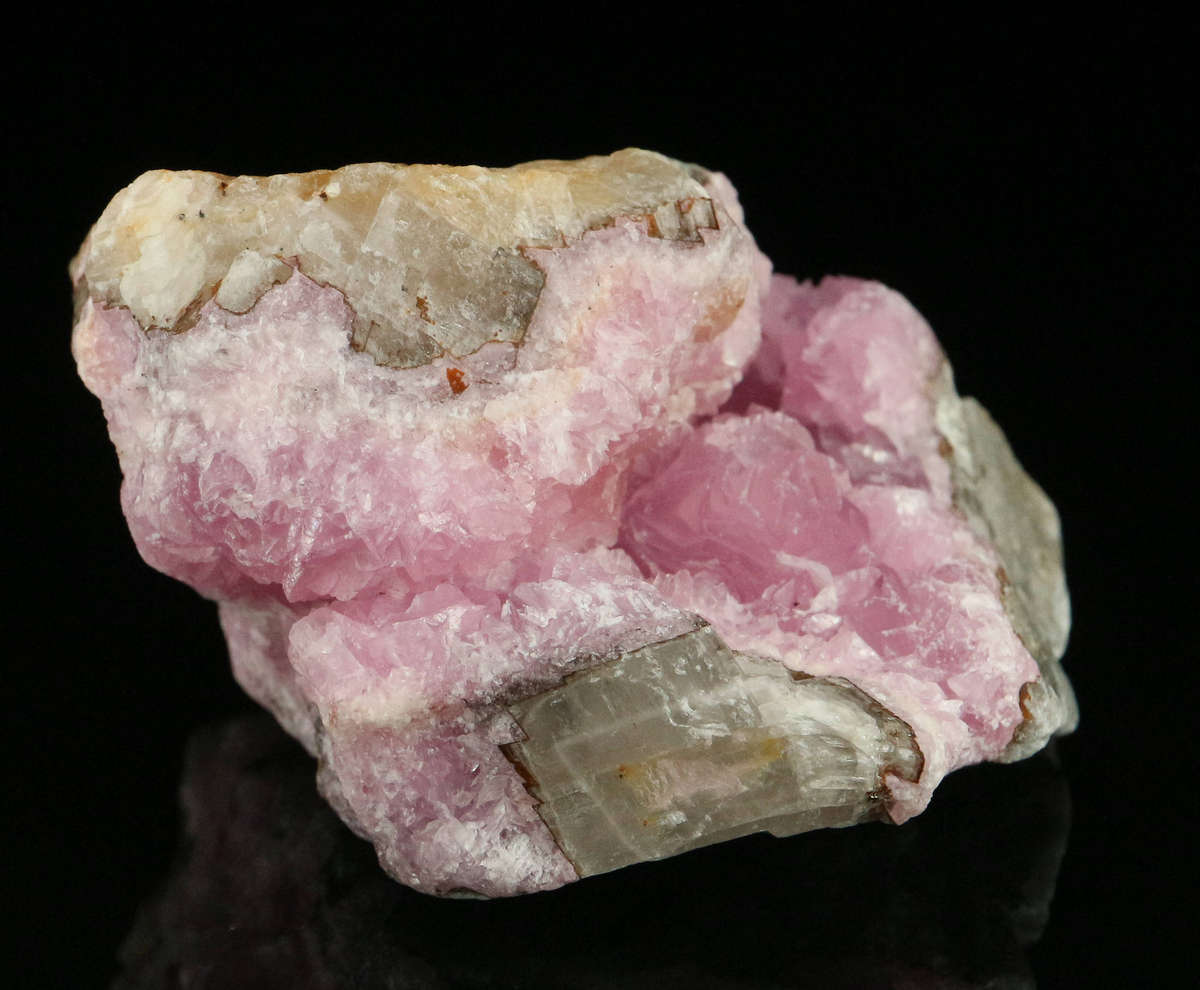Cobaltoan Calcite on Matrix, Mashamba West Mine, DRC