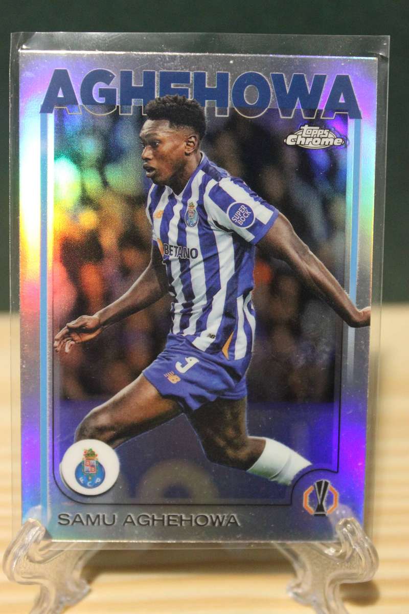 PORTO - SAMU AGHEHOWA 2025 Topps Chrome REFRACTOR