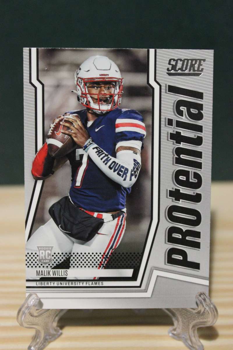 NFL MALIK WILLIS ROOKIE CARD - Panini SCORE 2022