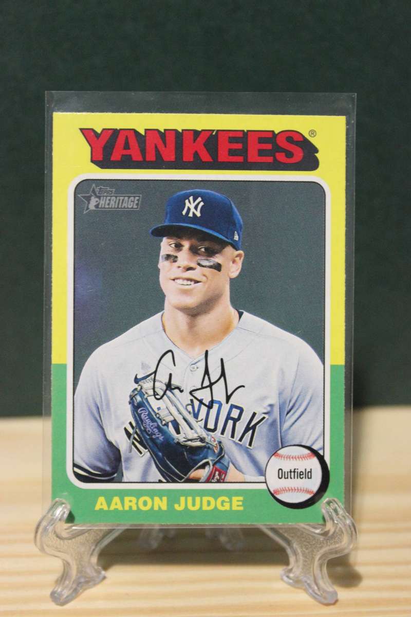 AARON JUDGE YANKEES TOPPS HERITAGE 2024