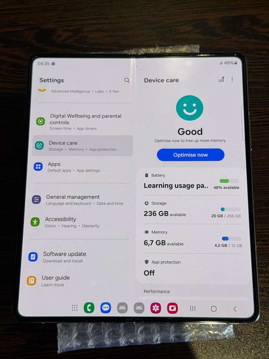 Samsung Z Fold5 256GB White Dual Sim