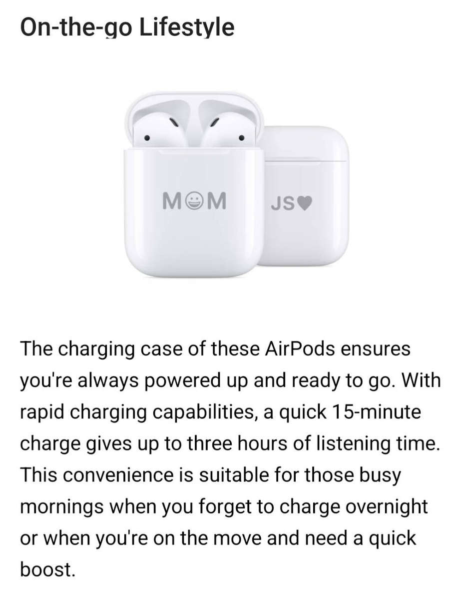 Wireless Apple Airpods Gen 4 (Active Noise Cancelation)