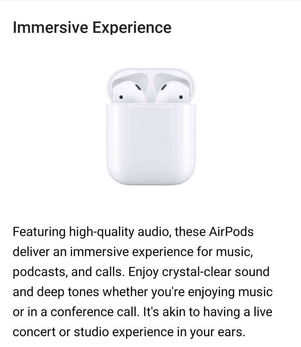 Wireless Apple Airpods Gen 4 (Active Noise Cancelation)