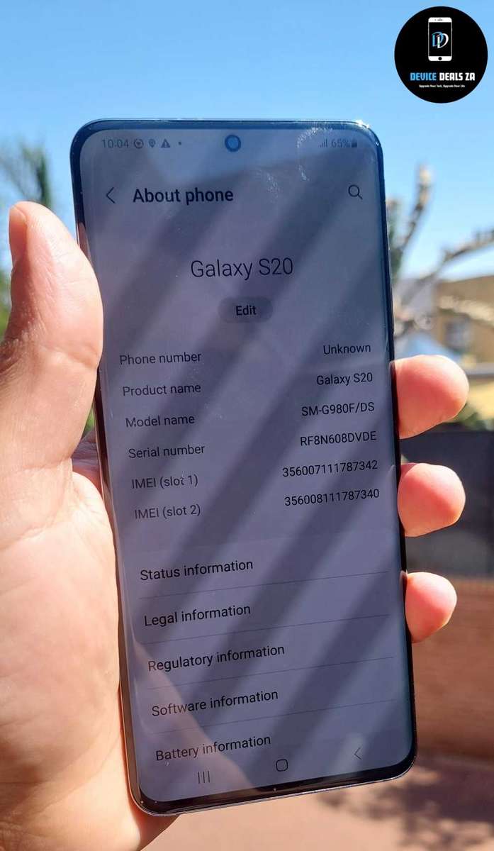 Samsung Galaxy S20 128GB - Dual Sim