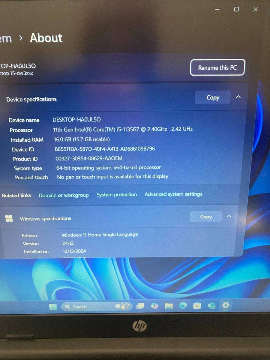 hp 15 11 GEN