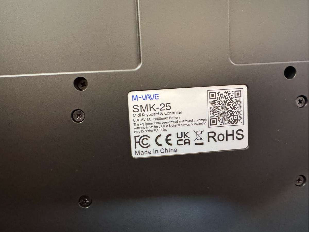 Brand new M-Vave SMK-25 MIDI Keyboard Controller