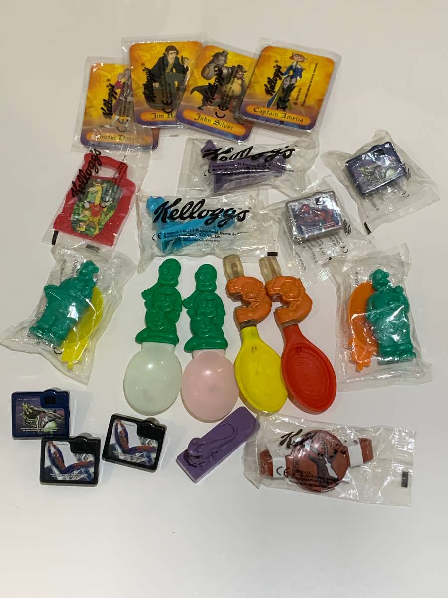 Kelloggs Cereal Box Toy Nostalgia - Through The Years