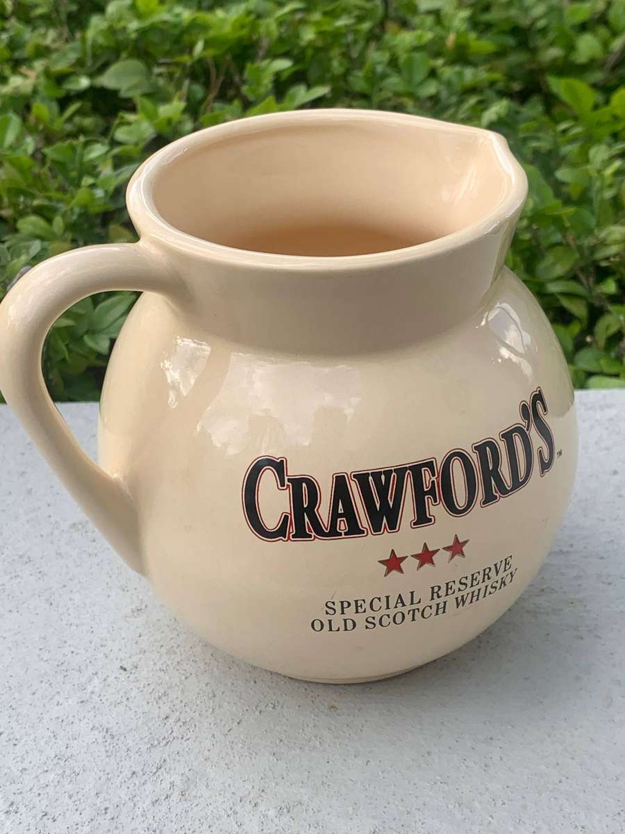 Crawfords Special Reserve - Old Scotch Whisky . Vintage Water Jug