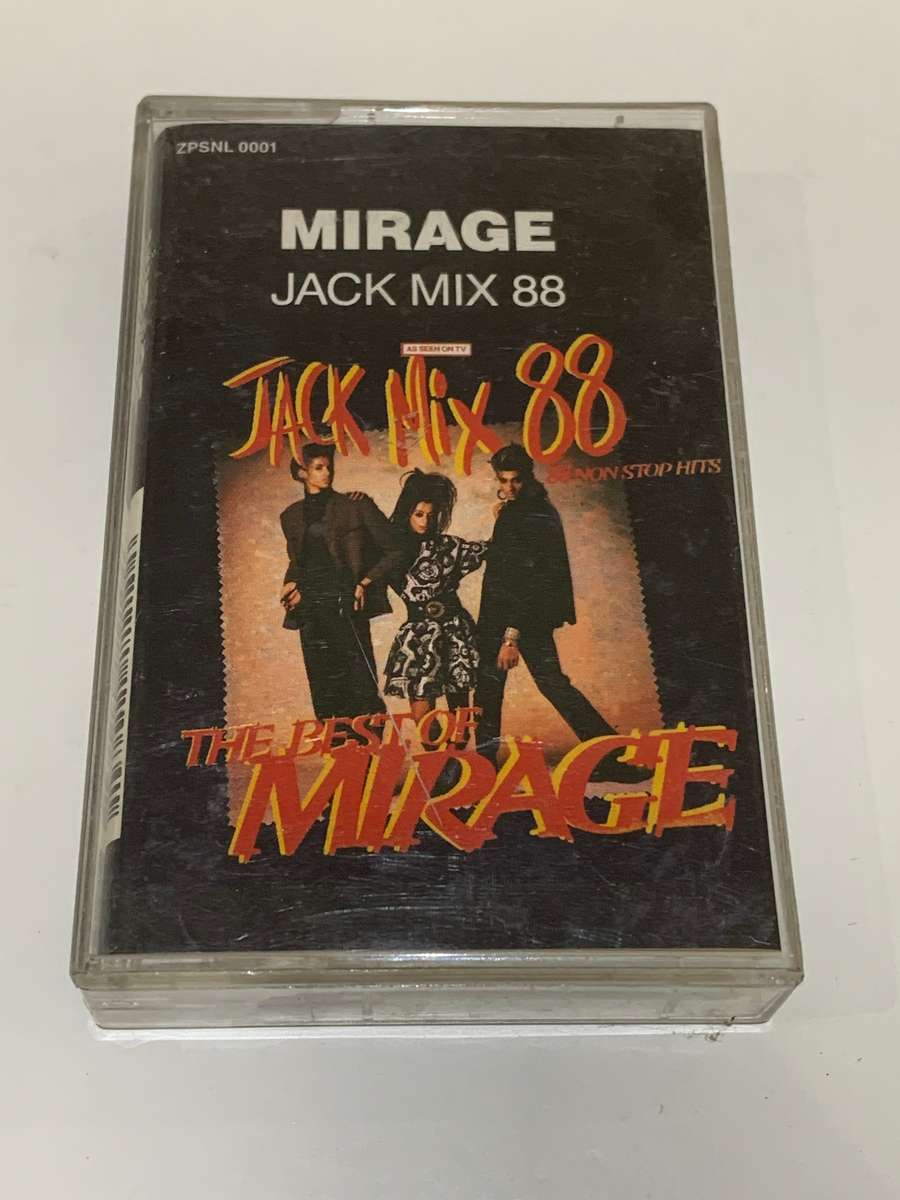 Cassette Tape - Mirage . Jack Mix 88 - Best Of Mirage  Not Tested / See Pics To Assesses