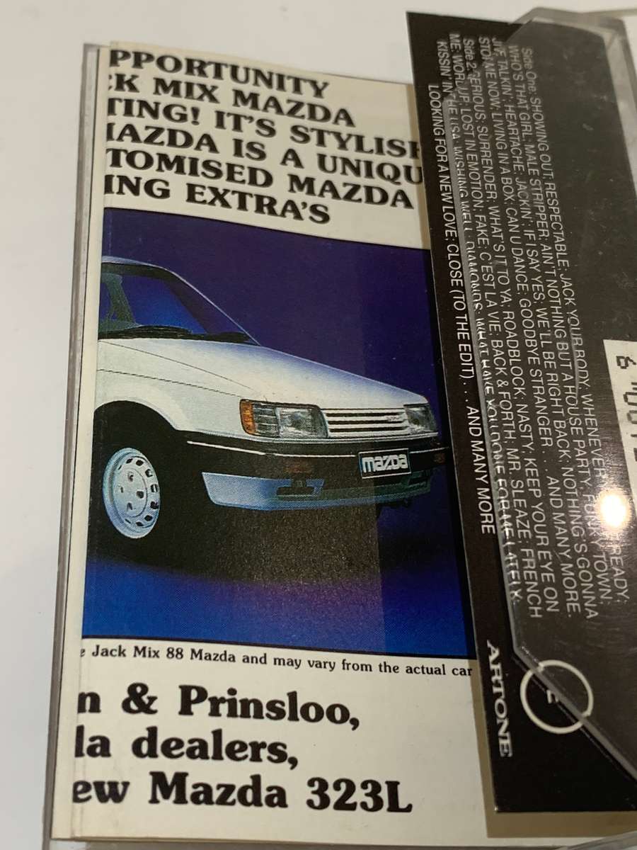 Cassette Tape - Mirage . Jack Mix 88 - Best Of Mirage  Not Tested / See Pics To Assesses