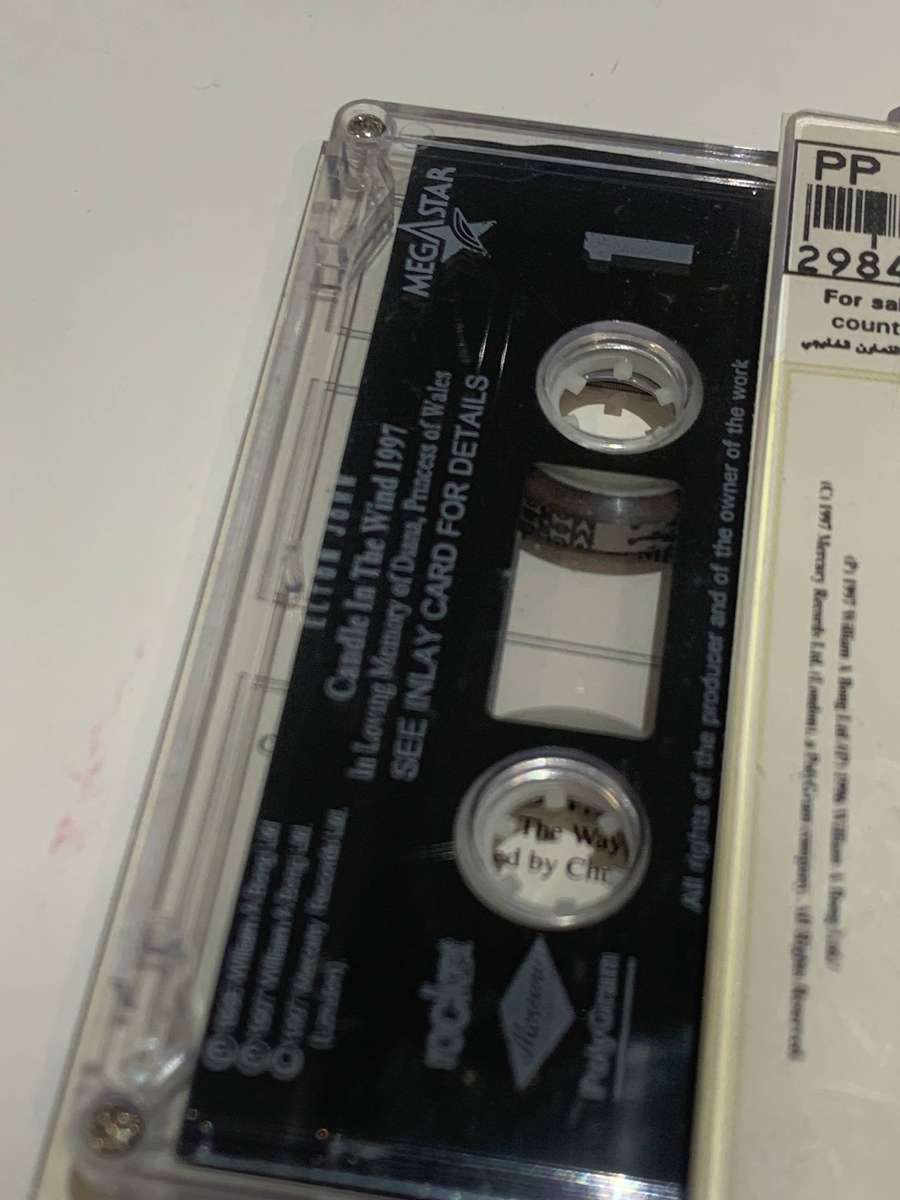 Cassette Tape - Elton John . Candle In The Wind - Not Tested / See Pics