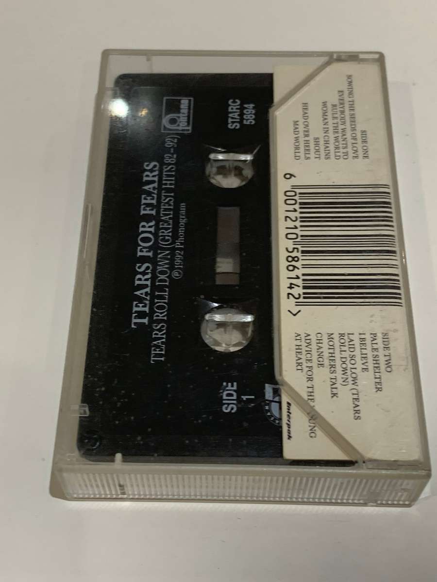Cassette Tape - Tears For Fears . Greatest Hits - Not Tested / See Pics