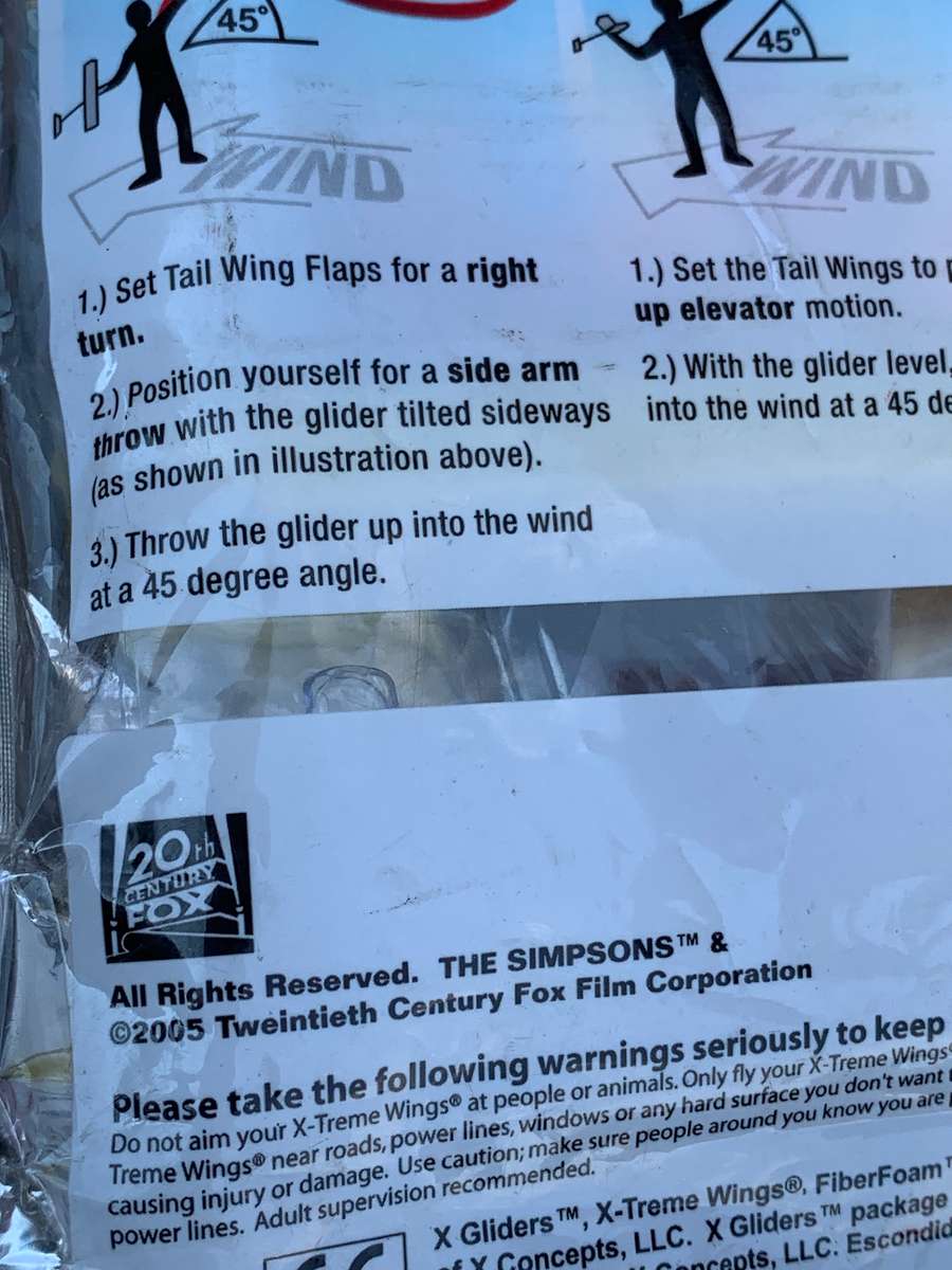 The Simpsons - X-Treme Toy Glider