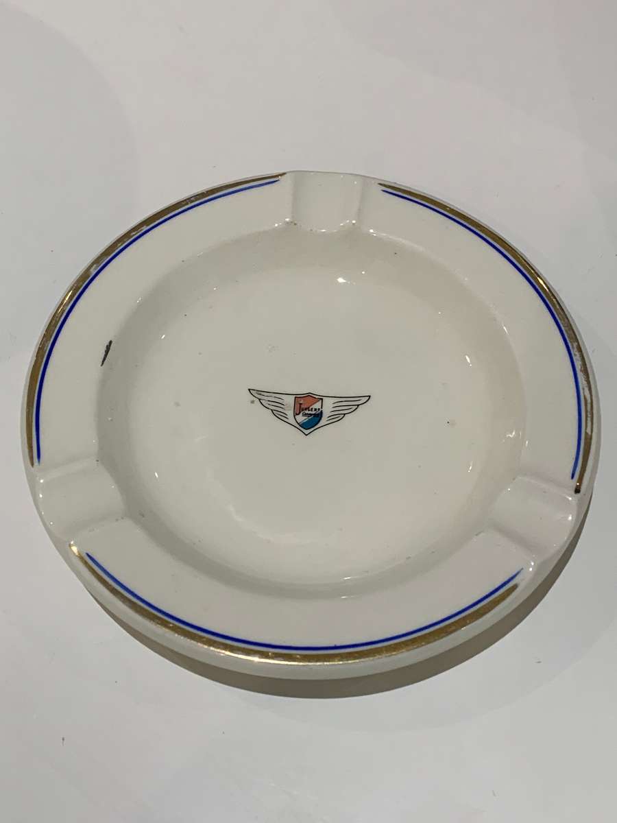 Vintage Continental China Ashtray - Brands Of Yesteryear - Jurgens Caravans
