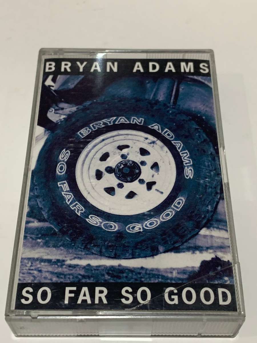 Cassette Tape - Bryan Adams . So Far So Good - Not Tested / See Pics