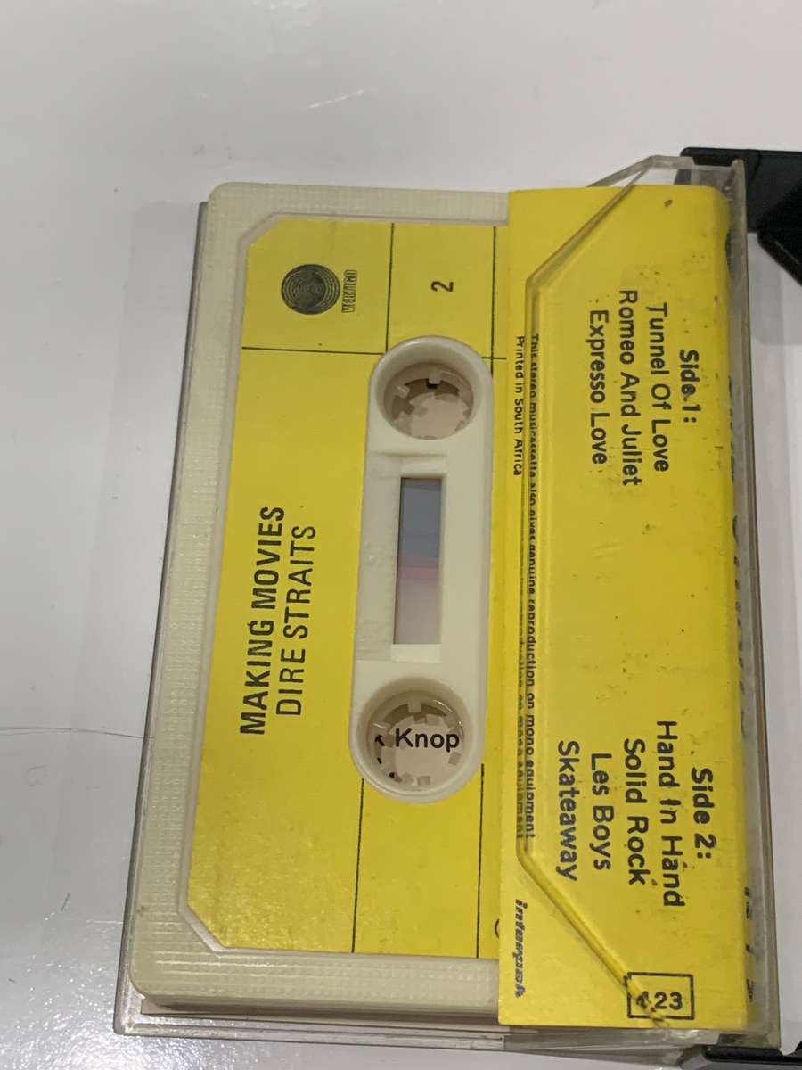 Cassette Tape - Dire Straits . Making Moves - Not Tested / See Pics