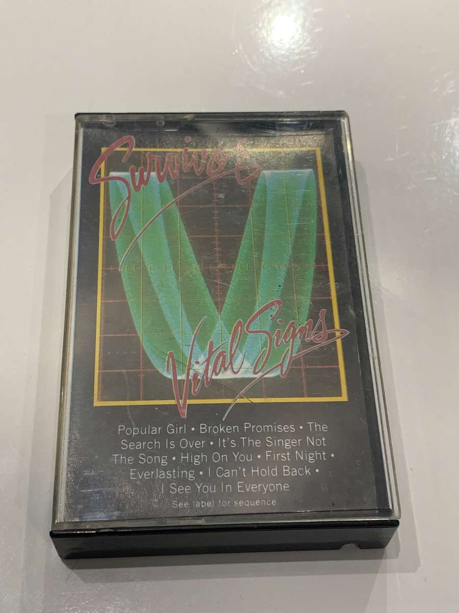 Cassette Tape - Survivor . Vital Signs - Not Tested / See Pics
