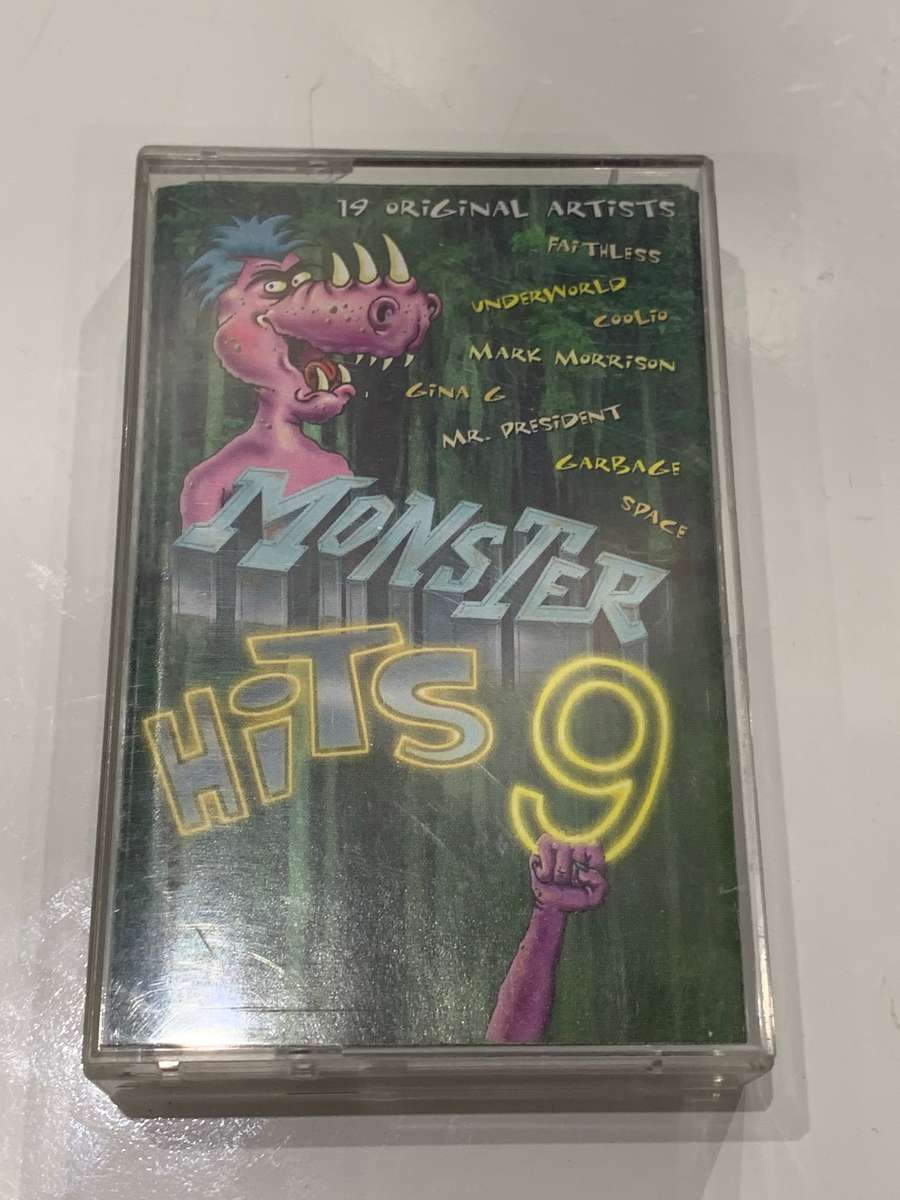Cassette Tape - Monster Hits 9 - Not Tested / See Pics