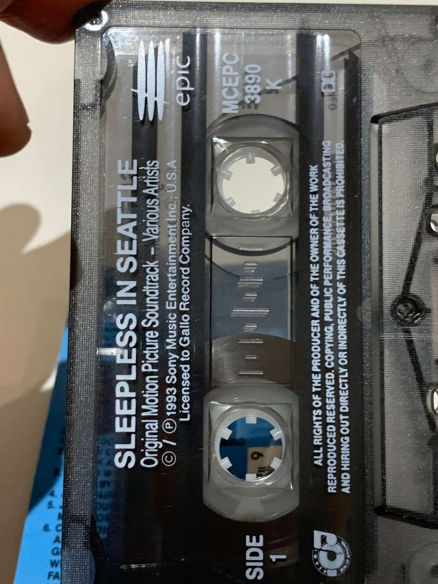 Cassette Tape - Sleepless In Seattle . Film Soundtrack - Not Tested / See Pics