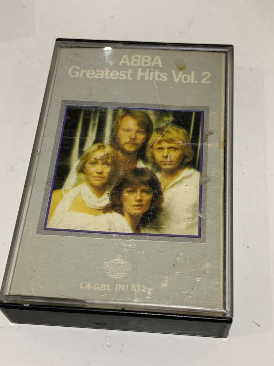Cassette Tape - Abba . Greatest Hits Volume 2 - Not Tested / See Pics