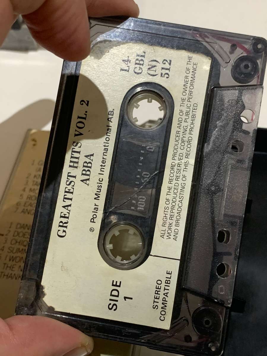 Cassette Tape - Abba . Greatest Hits Volume 2 - Not Tested / See Pics