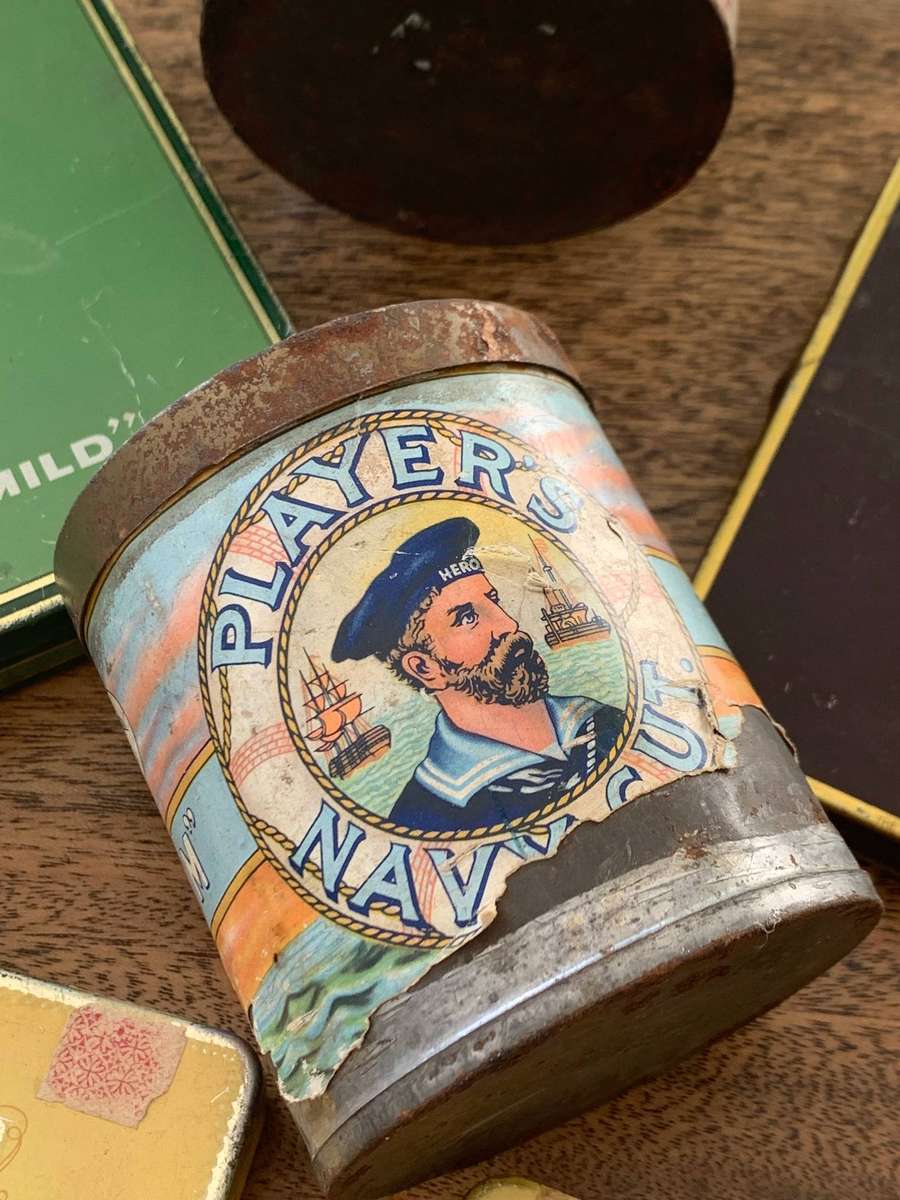 Vintage Cigarette Tins  Mixed Lot