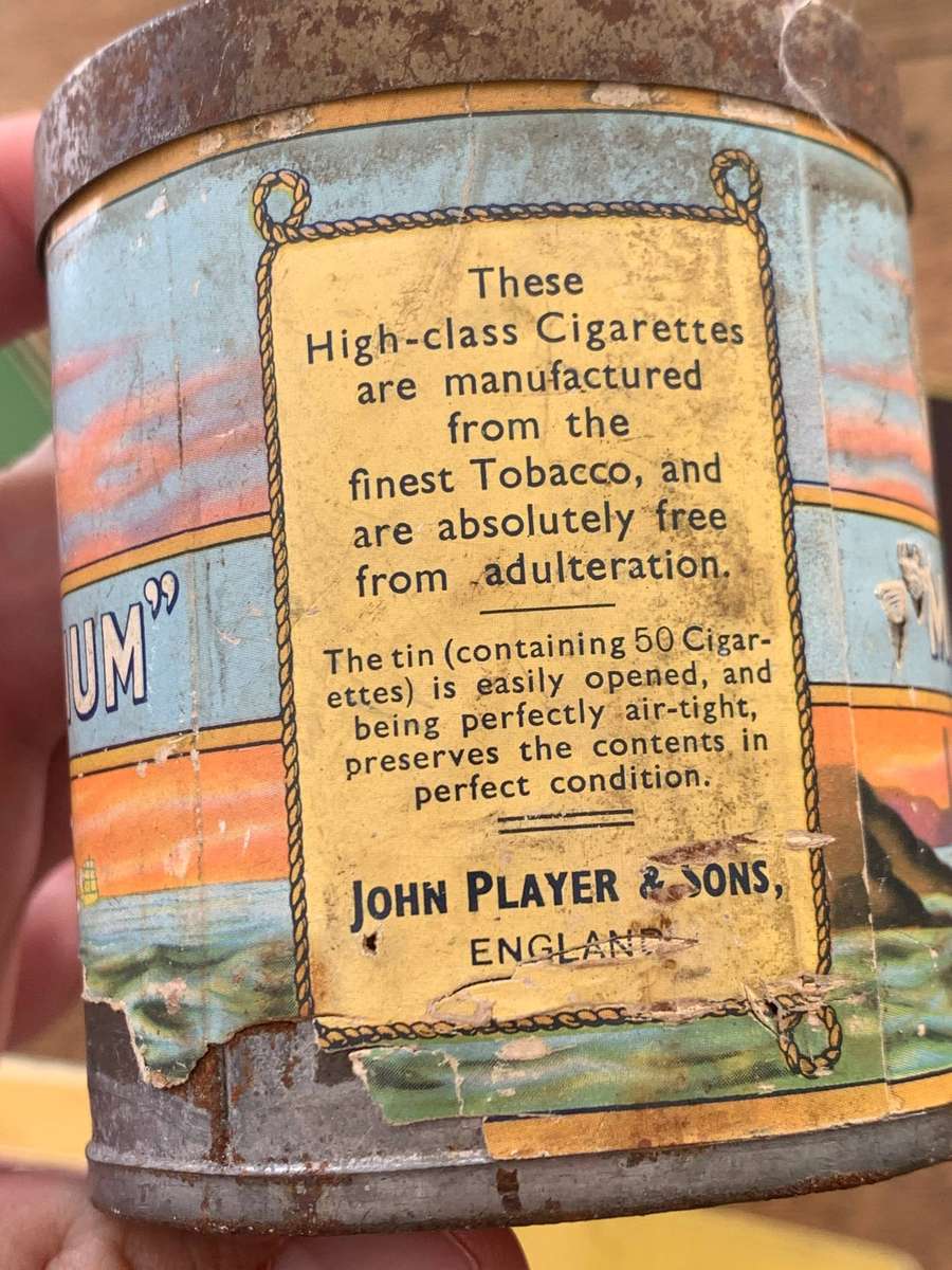 Vintage Cigarette Tins  Mixed Lot