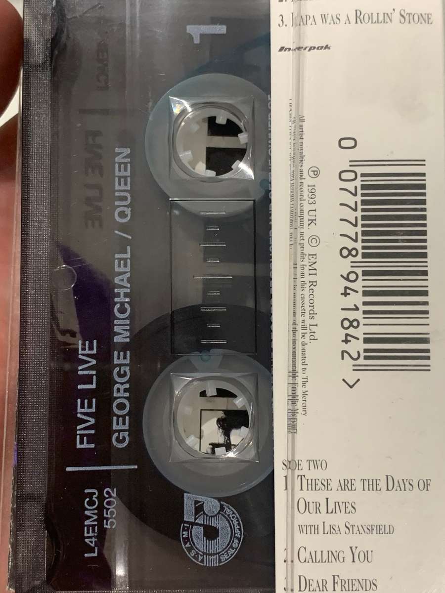 Cassette Tape - George Michael & Queen - Not Tested / See Pics