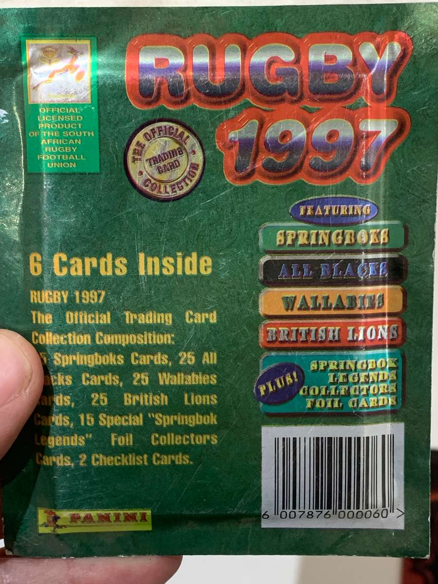 Sealed Pack Of Trading Cards - Rugby 1997