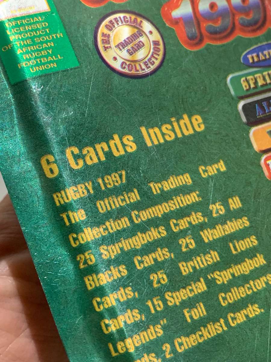 Sealed Pack Of Trading Cards - Rugby 1997