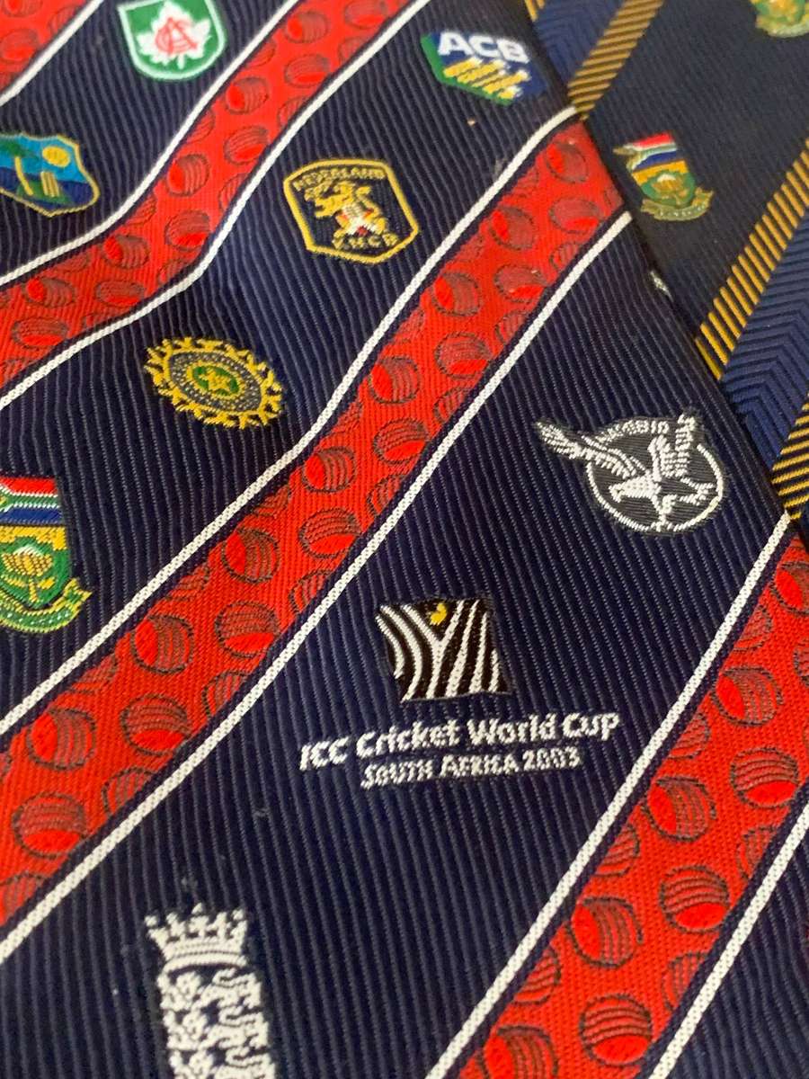 5 x SA Sporting Themed Ties  Rugby & Cricket  Includes WC