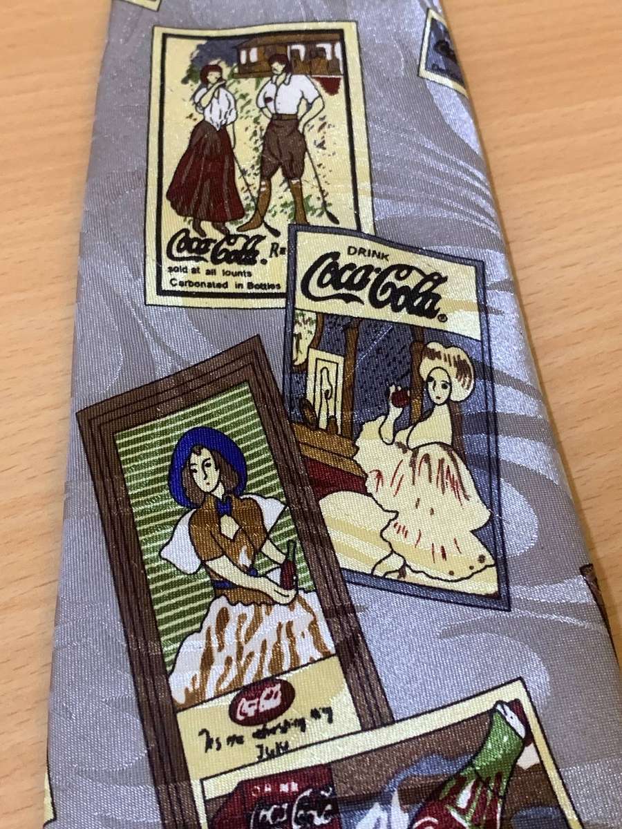 Coke - Coca-Cola Themed Silk Tie
