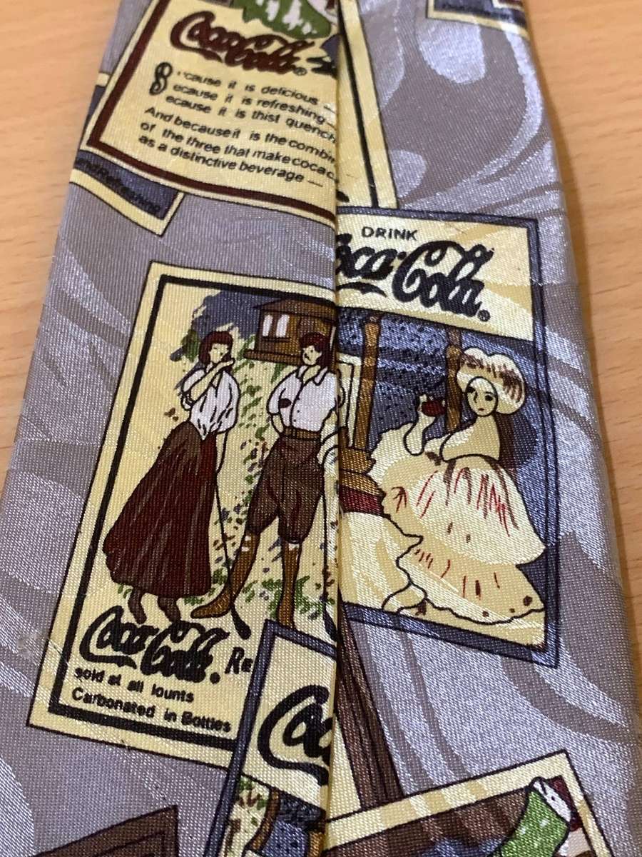 Coke - Coca-Cola Themed Silk Tie