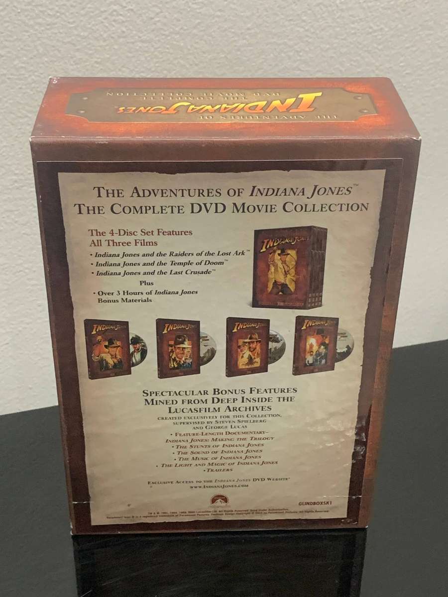 Indiana Jones Box DVD Set - Mint Condition
