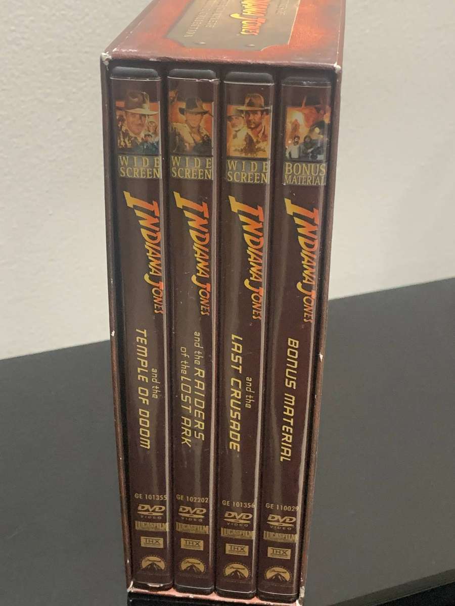 Indiana Jones Box DVD Set - Mint Condition