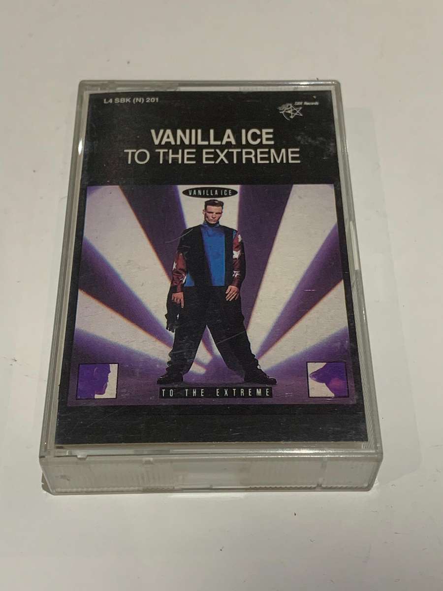 Cassette Tape - Vanilla Ice . To The Extreme - Not Tested / Sold As Is / See Pics (J/E)