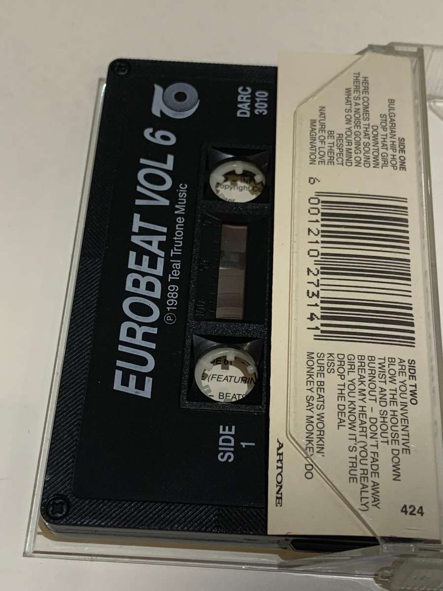 Cassette Tape - Eurobeat Vol. 6 - Not Tested / Sold As Is / See Pics (J/E)