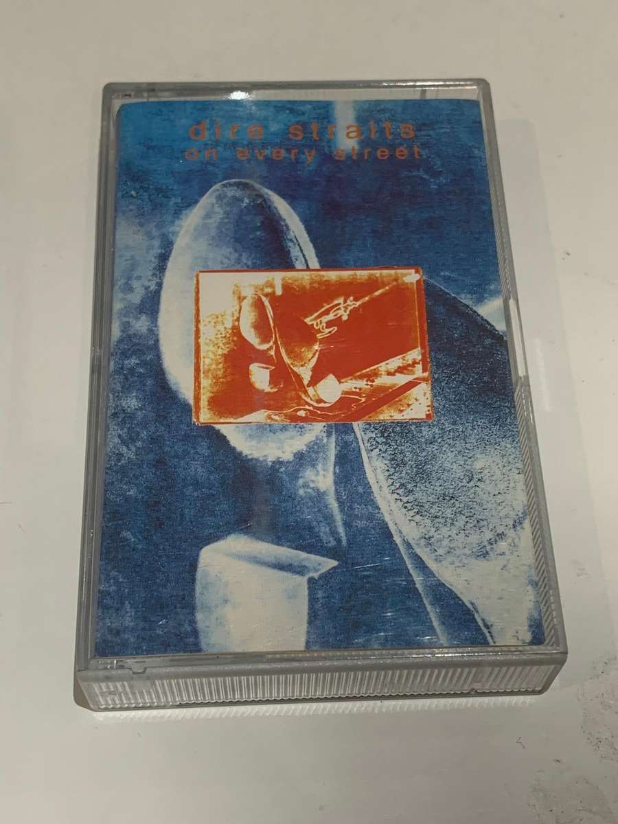 Cassette Tape - Dire Straits . On Every Street - Not Tested / Sold As Is / See Pics