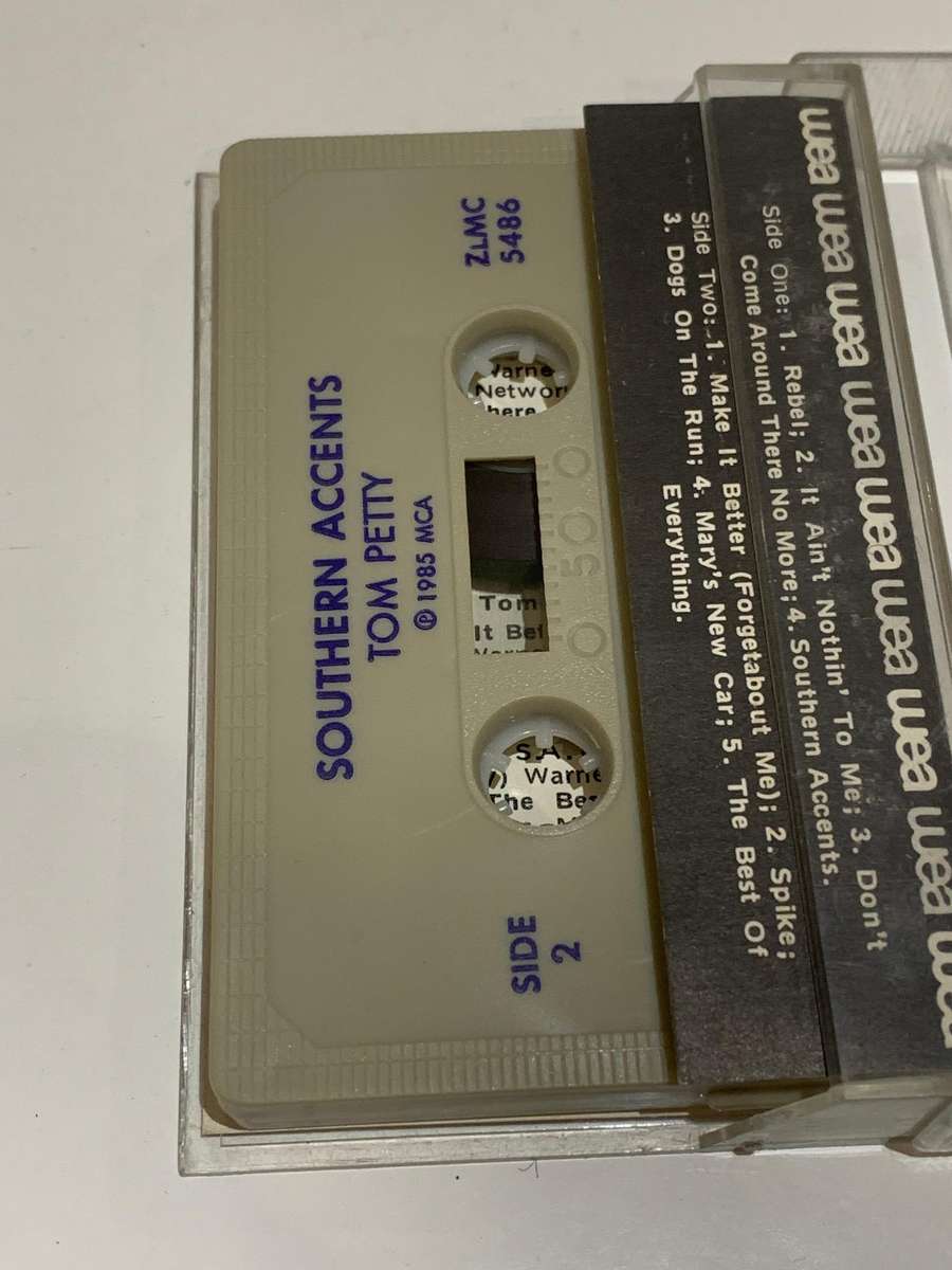 Cassette Tape - Tom Petty . Southern Accents - Not Tested / Sold As Is / See Pics (J/E)