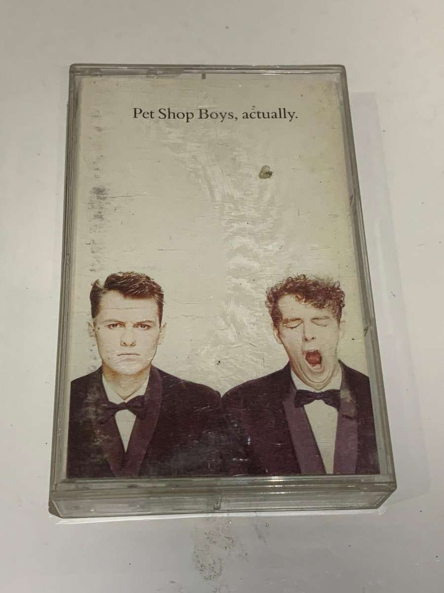 Cassette Tape - Pet Shop Boys . Actually - Not Tested / Sold As Is / See Pics (J/E)
