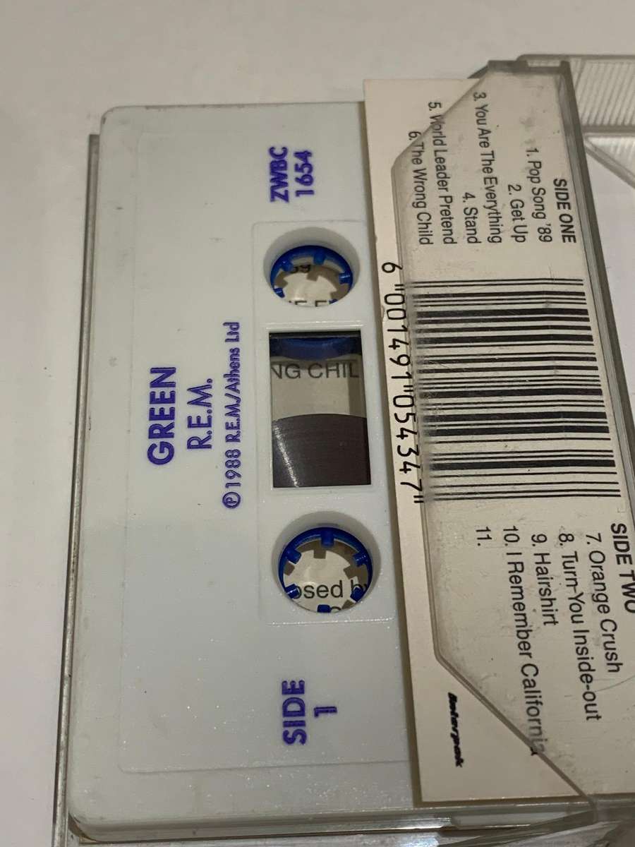 Cassette Tape - R.E.M. Green - Not Tested / Sold As Is / See Pics (J/E)