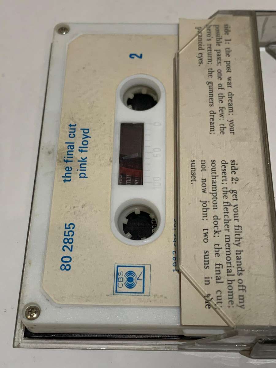 Cassette Tape - Pink Floyd . The Final Cut - Not Tested / Sold As Is / See Pics (J/E)