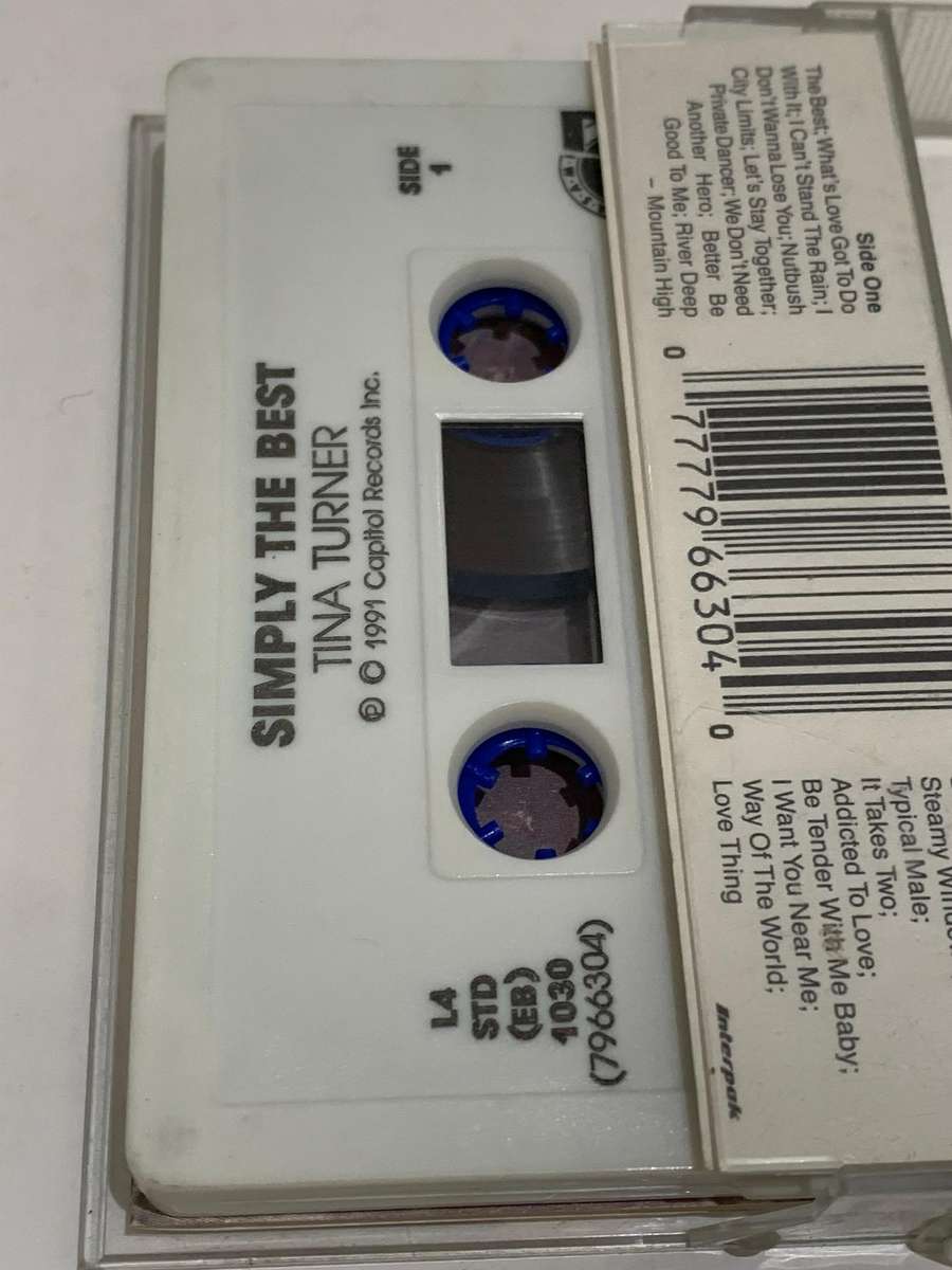 Cassette Tape - Tina Turner . Simply The Best - Not Tested / Sold As Is / See Pics