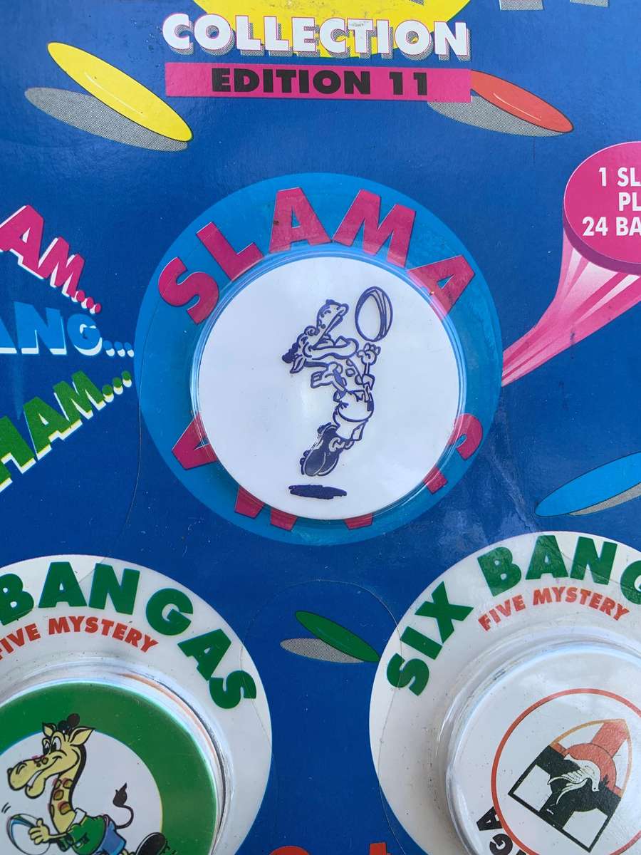 Sealed Pack - Arlenco 95 Rugby World Cup Slammas  Mild Water Discolouration Edge