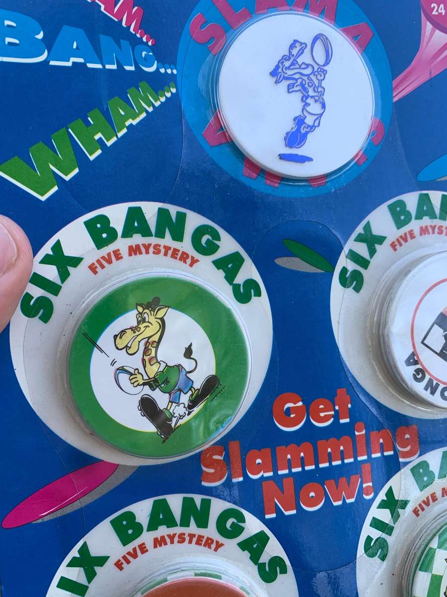 Sealed Pack - Arlenco 95 Rugby World Cup Slammas  Mild Water Discolouration Edge