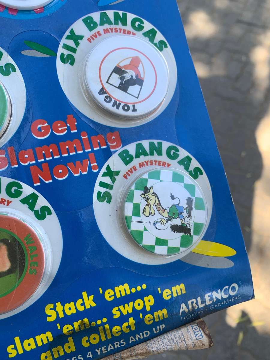 Sealed Pack - Arlenco 95 Rugby World Cup Slammas  Mild Water Discolouration Edge